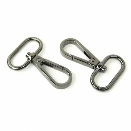 1" Gunmetal Swivel Hooks (Pair) | Sallie Tomato 1