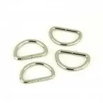 1-Inch Nickel D-Rings – Heavy-Duty Set Of Four 1