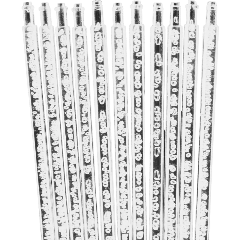 100-Pack 15-Inch Solid Bubble Balloon Sticks – Premium Support Rods 1