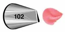 #102 Petal Piping Tip For Realistic Flower Designs – Single Pack 1