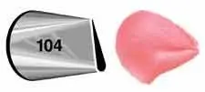 #104 Petal Piping Tip For Dimensional Floral Work – Single Pack 1
