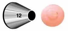 #12 Round Piping Tip For Medium-Sized Details – Single Piece 1