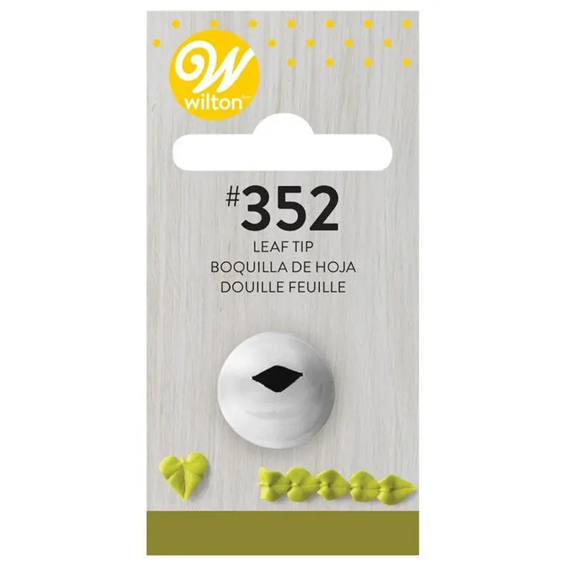 #352 Leaf Piping Tip For Cake Decorating – Single Pack 1