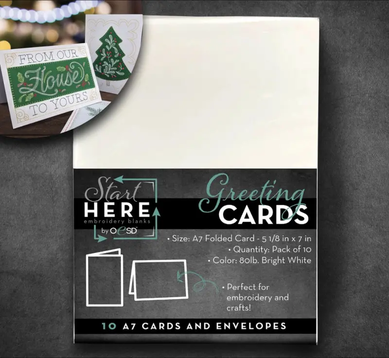 A7 Premium Cardstock Cards & Envelopes – 5.125 × 7 In, 80 Lb, 10-Pack 1