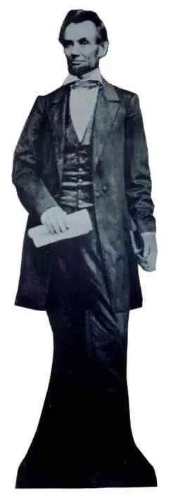 Abraham Lincoln Presidential Full-Height Cardboard Standup – Custom Crafted, 10–14 Business Day Build Time 1