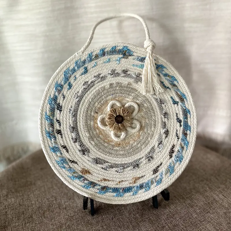Adding Textural Interest To Rope Bowls: Hands-On Technique Guide 1