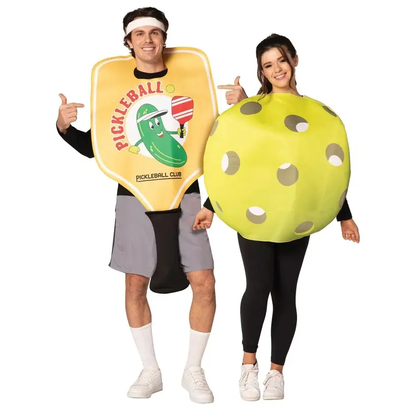 Adult Halloween Pickleball Duo Costume Set – One-Size Unisex Outfit 1