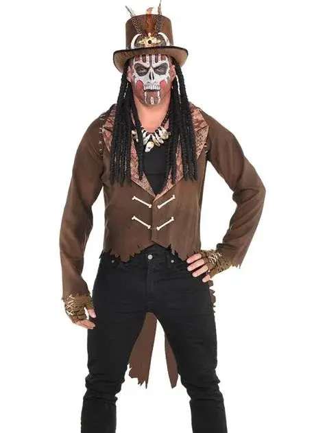Adult Witch Doctor Costume Jacket – One-Piece Themed Apparel 1