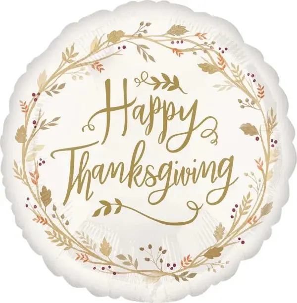 'Always Be Thankful' Thanksgiving Foil Balloon – 18 Inches 1