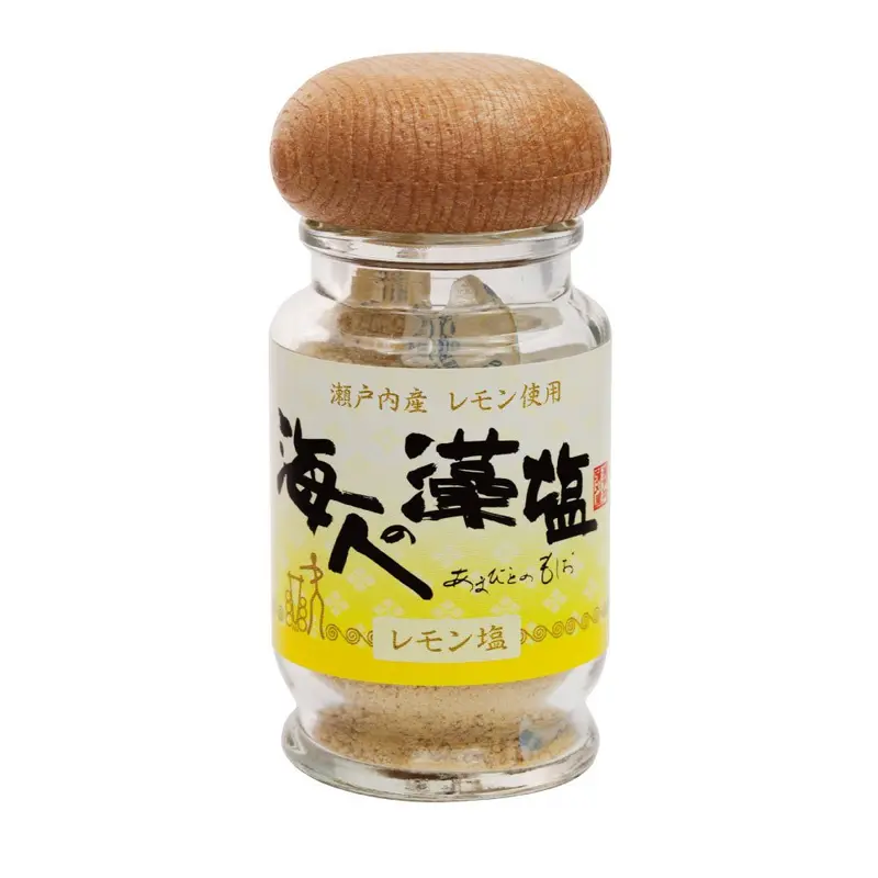 Amabito No Moshio Lemon Seaweed Salt – Zesty Citrus-Seaweed Seasoning By Kamagari Bussan 1