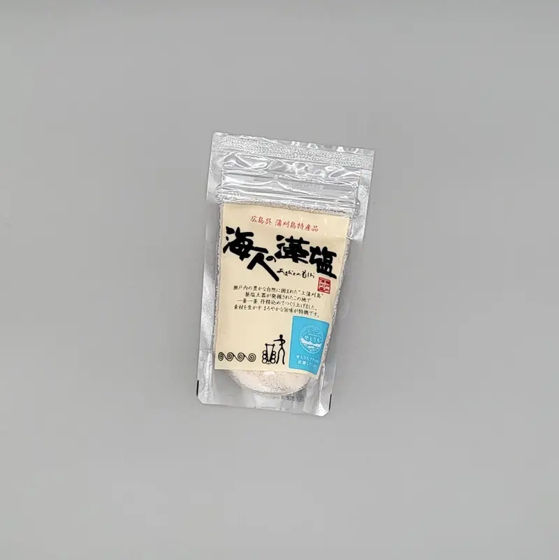 Amabito No Moshio Seaweed Salt – Umami-Rich Coastal Blend By Kamagari Bussan 1