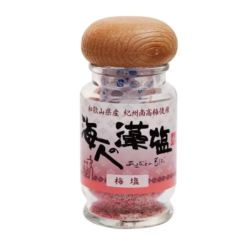 Amabito No Moshio Ume Plum Seaweed Salt – Gourmet Umami Seasoning By Kamagari Bussan 1