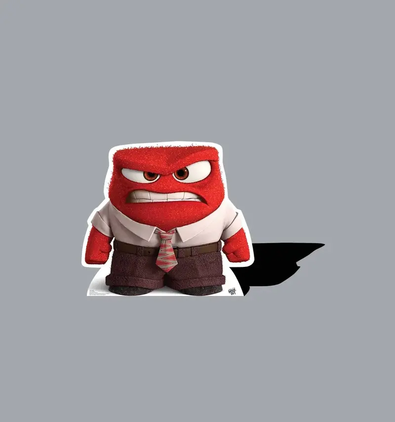 Anger Life-Size Standup From Inside Out – Vibrant Cardboard Standup, Hand-Assembled & Shipped In 10–14 Days 1