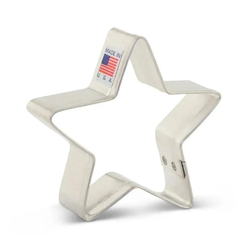 Ann Clark Mini Star-Shaped Cookie Cutter – Single Piece, Precision Stainless Steel 1
