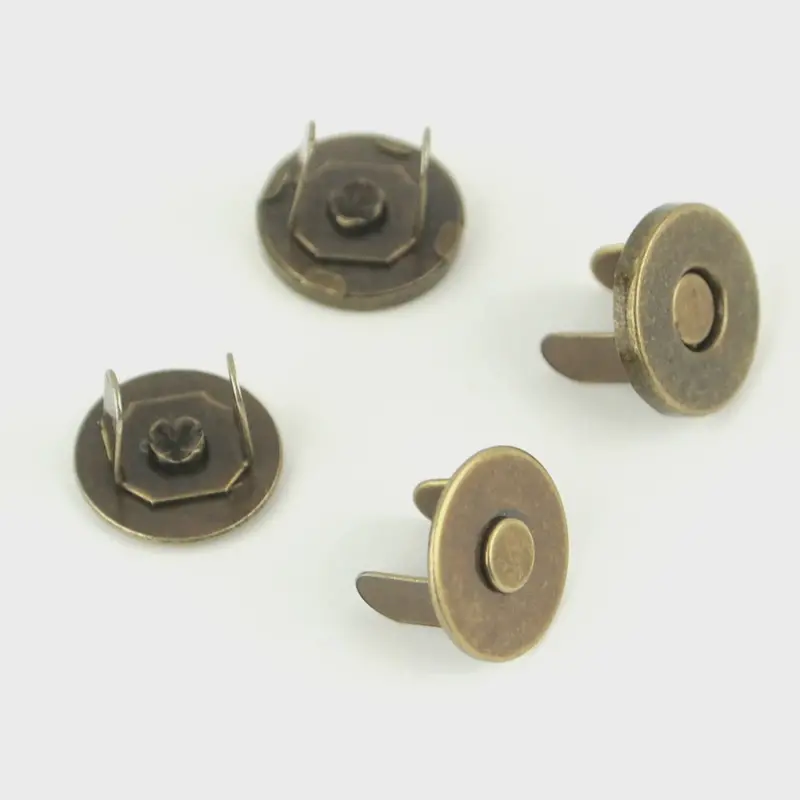 Antique-Finish 1/2-Inch Magnetic Snap Set (2-Pack) – Model Sts175A 1