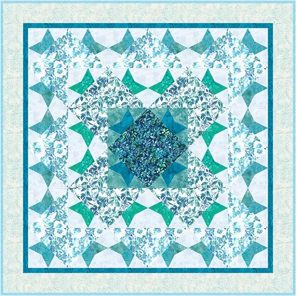 Aquarius Themed Quilt Kit By Kimberly Jahnz – Pre-Cut & Pieced (536-Aquarius) 1
