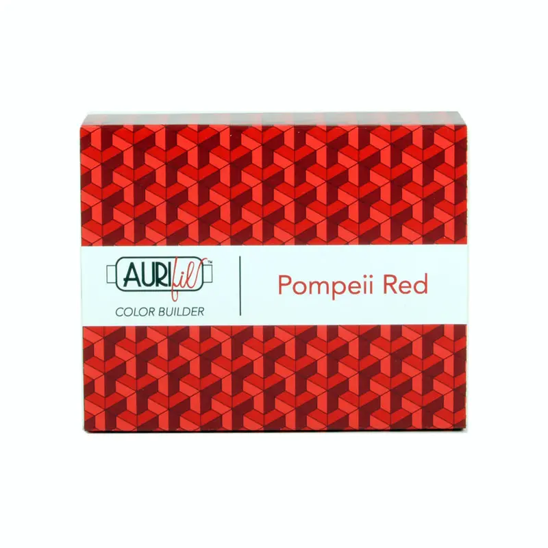 Aurifil Color Builder 50Wt Thread In Pompeii Red 1
