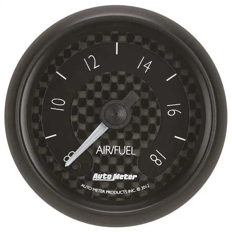Autometer Wideband Air/Fuel Ratio Gauge – 2-1/16" Analog Display, 8:1–18:1 Range, Stepper Motor Drive (Gt Series) 1
