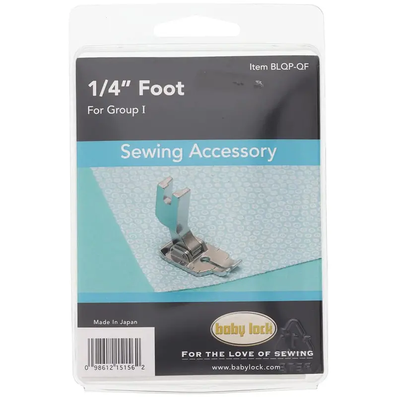 Baby Lock 1/4-Inch Quilting Presser Foot For Standard Sewing Machines 1