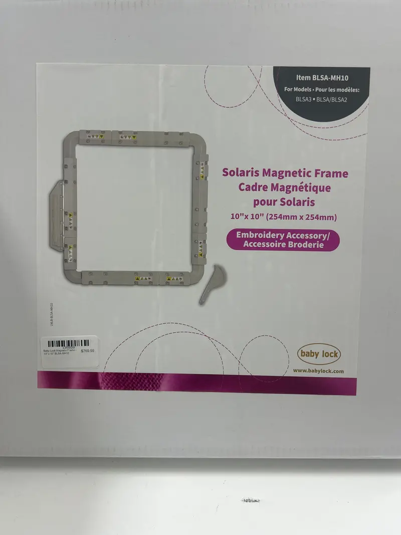 Baby Lock 10×10 Inch Magnetic Embroidery Frame (Blsa-Mh10) 1