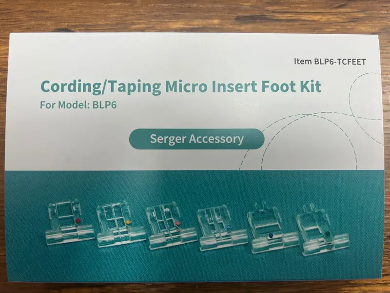 Baby Lock Applaud Micro-Insert Foot Kit For Cording And Tape Application 1
