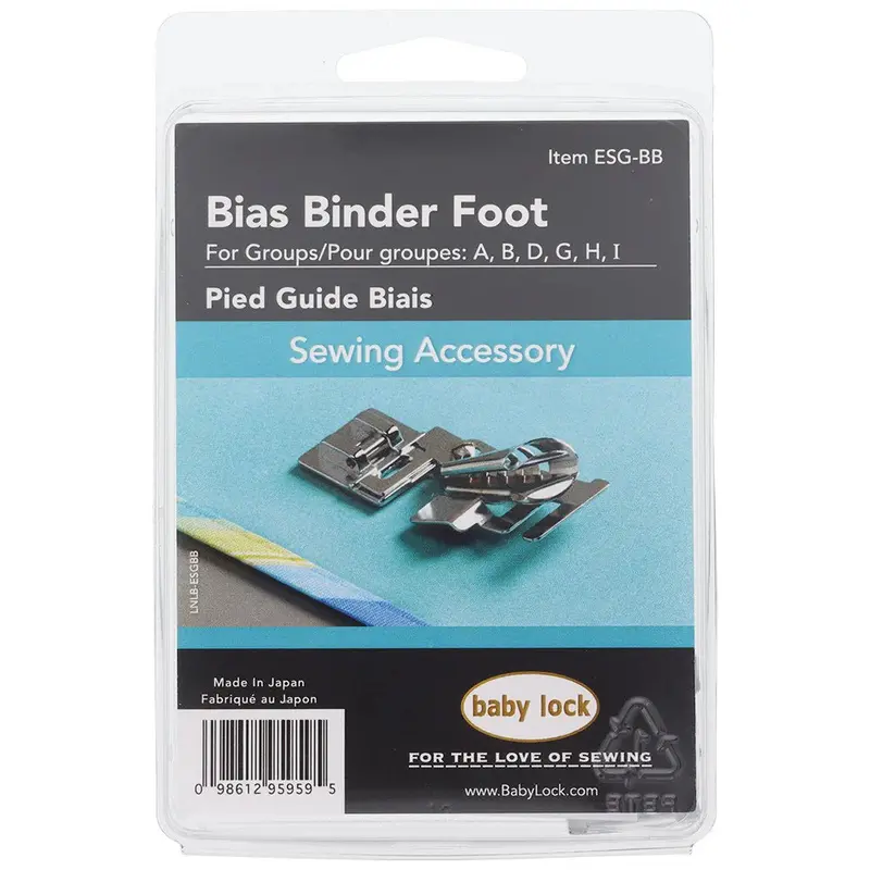 Baby Lock Bias Binder Foot For Quick, Even Binding Application 1