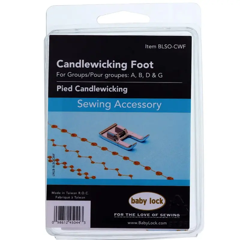 Baby Lock Candlewicking Foot For Traditional Decorative Stitches 1