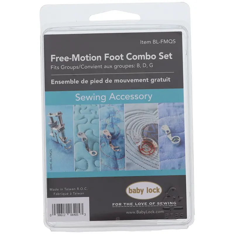 Baby Lock Free-Motion Quilting Foot Set For Custom Stitching – Bl-Fmqs 1