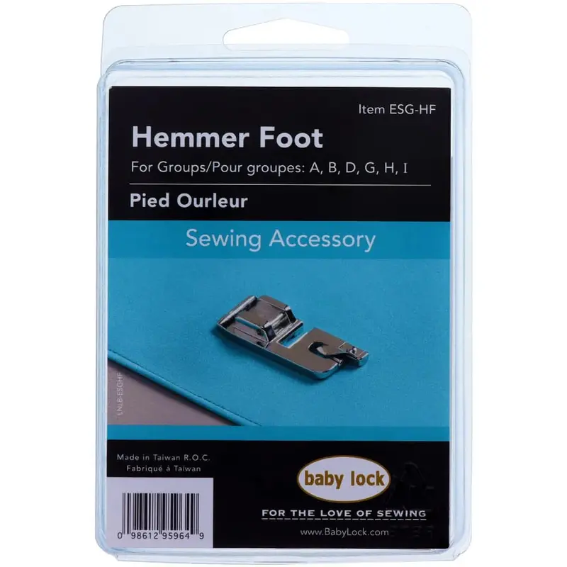Baby Lock Hemmer Foot For Professional-Grade Folded Hems 1