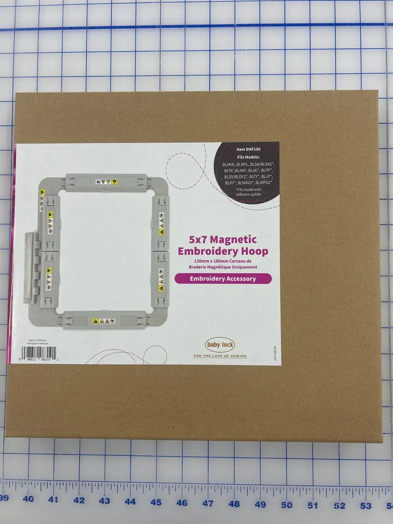Baby Lock Magnetic Hoop (5" X 7") – Emf180 Hoop Only 1