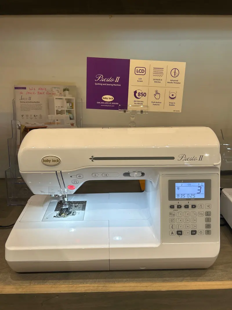 Baby Lock Presto 2 Free-Motion Quilting And Sewing Machine 1