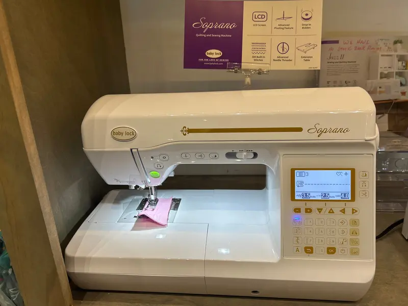 Baby Lock Soprano High-Speed Sewing And Quilting Machine 1