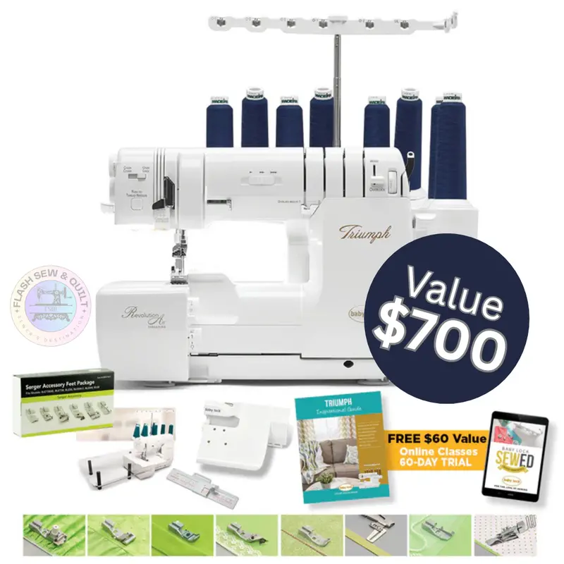Baby Lock Triumph Heavy-Duty 8-Thread Overlock Serger 1