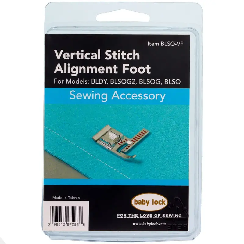 Baby Lock Vertical Stitch Alignment Presser Foot 1