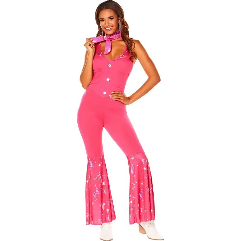 Barbie Cowgirl Adult Costume – Western-Themed Ensemble 1