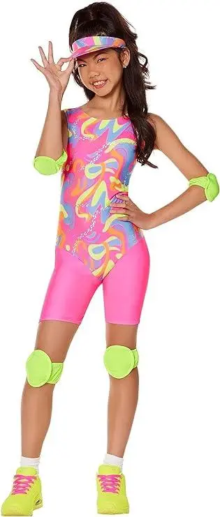 Barbie Movie Skating Outfit Halloween Costume For Kids (Medium) 1