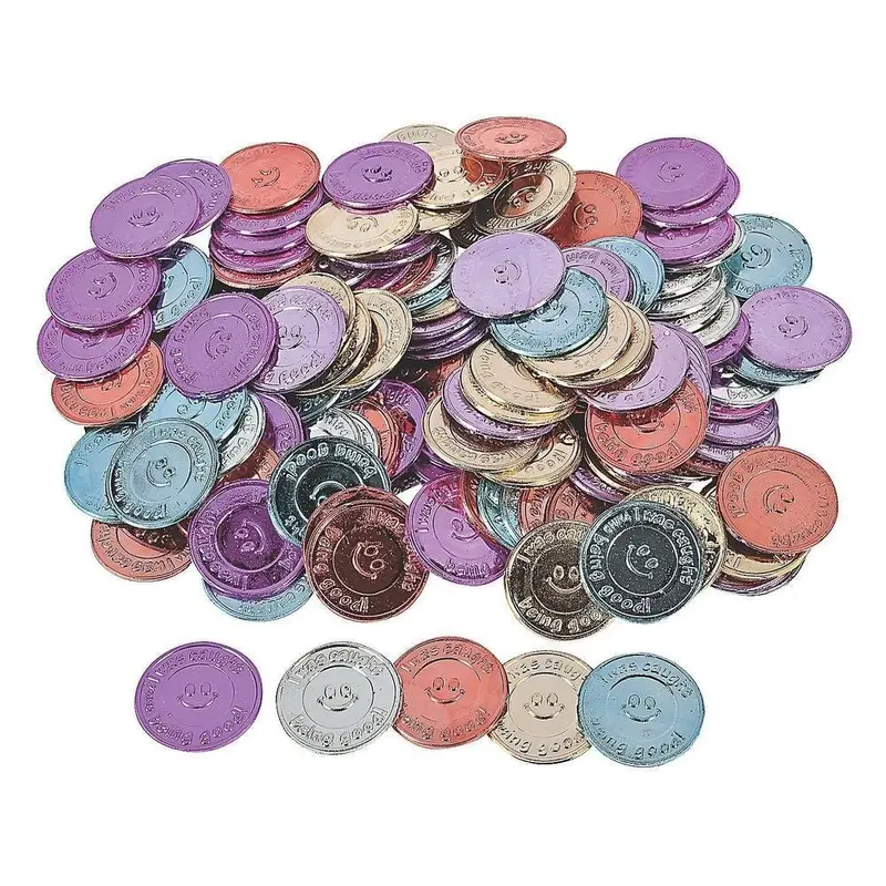 'Being Good' Themed Plastic Coins – Positive Reinforcement Tokens (144 Count) 1
