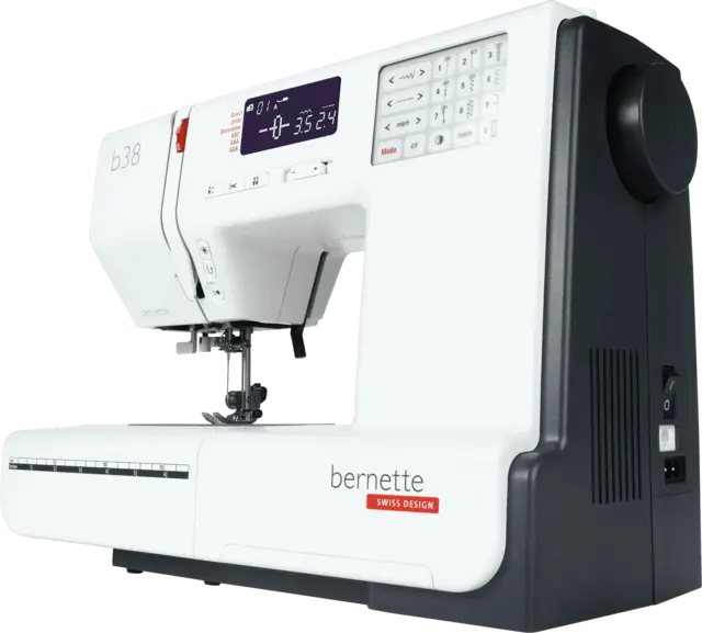 Bernette 38 Computerized Sewing Machine – 110+ Built-In Stitches & Free-Arm Flexibility 1