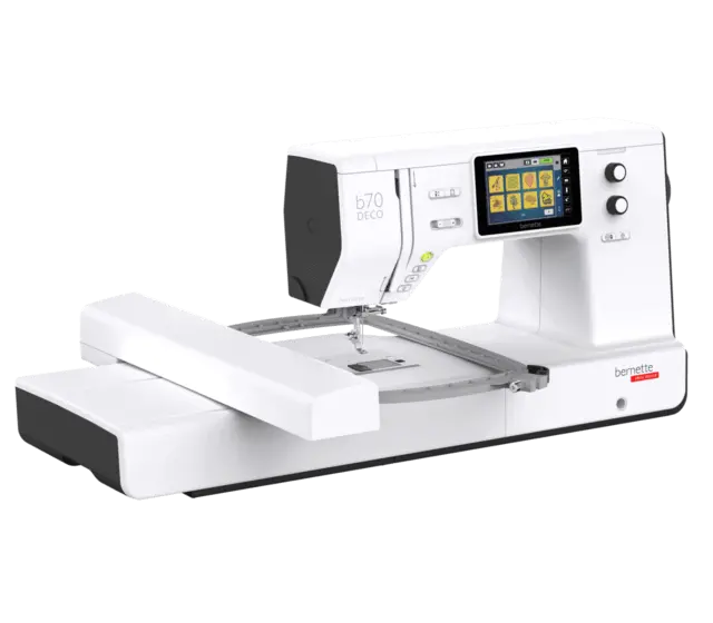 Bernette 70 Deco Embroidery Machine – Standalone Digitizing & Hoop-Free Designs 1