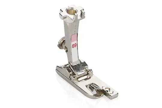 Bernina 69 Roll & Shell Hemmer Foot For Narrow Rolled Hems And Shell Edges 1