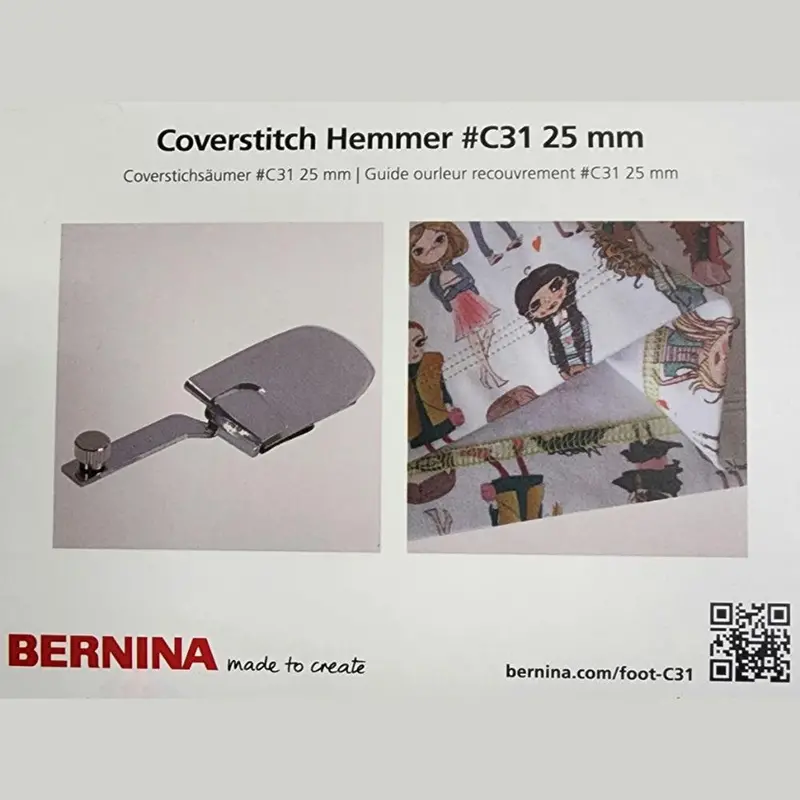 Bernina C31 25Mm Coverstitch Hemmer Foot 1