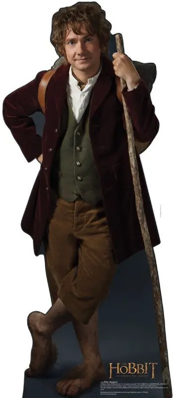 Bilbo Baggins Life-Size Standee – The Hobbit Official Cutout, Custom Printed, Ships In 10–14 Business Days 1