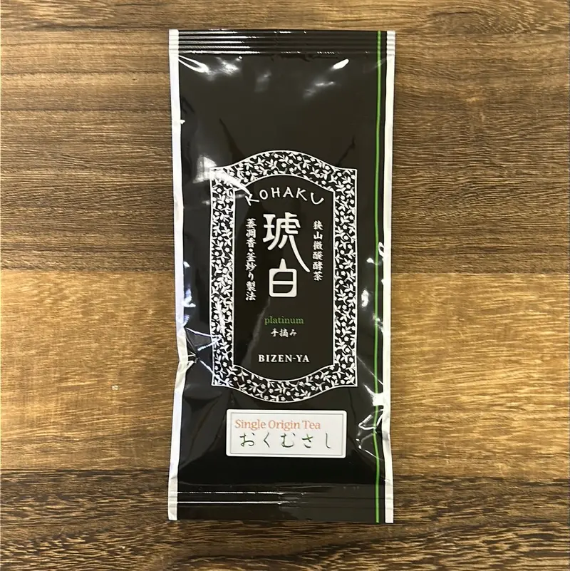 Bizenya Kohaku Platinum: Okumusashi Single-Cultivar Green Oolong (21G) 1