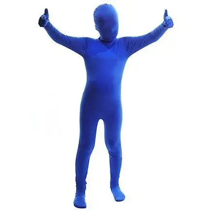Blue Full-Body Halloween Costume For Kids 1