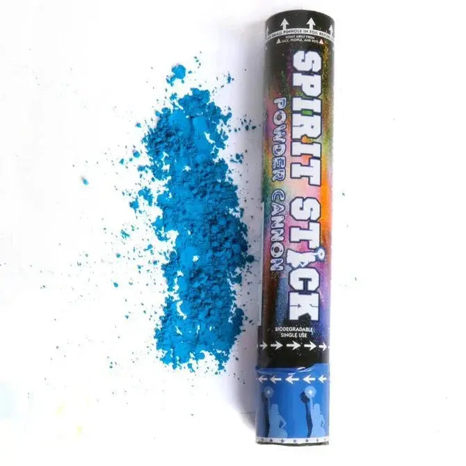 Blue Powder Cannon Spirit Stick – 12-Inch Festive Confetti Blaster 1