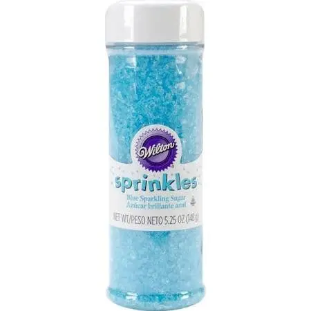 Blue Sparkling Sugar Decorative Sprinkle – Bulk Fine Granules 1