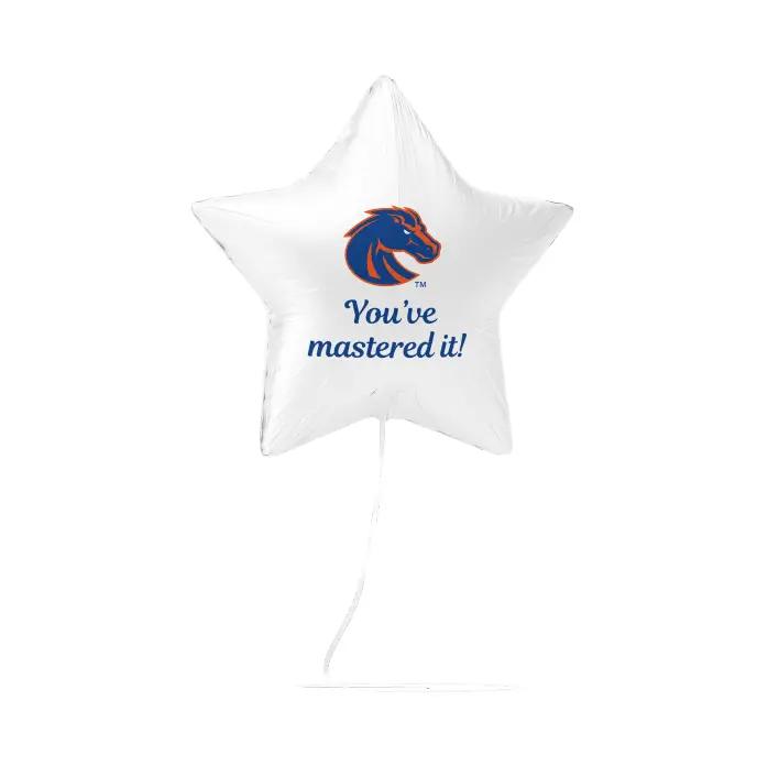 Boise State University 'You'Ve Mastered It' Foil Balloon – 17 Inch (Min. Order: 4) 1