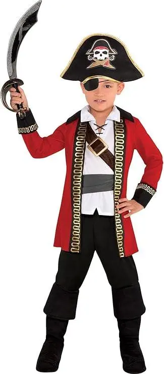 Boys Pirate Captain Costume – Toddler Size 3–4T 1