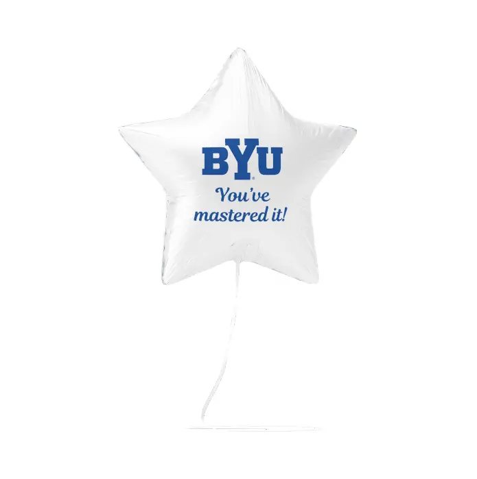 Brigham Young University 'You'Ve Mastered It' Foil Balloon – 17 Inch (Min. Order: 4) 1