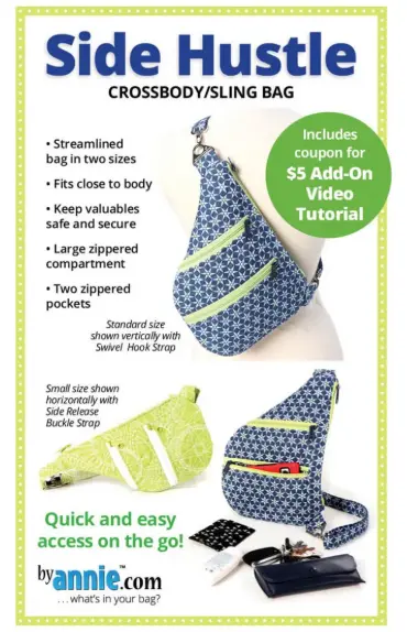 Byannie Side Hustle Organizer Bag Pattern 1